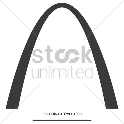 St Louis Arch Vector at Vectorified.com | Collection of St Louis Arch ...