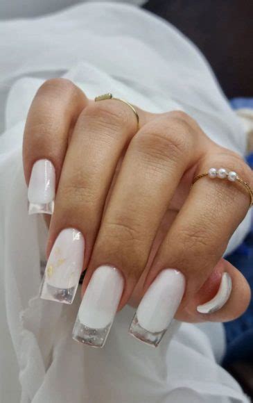 French Glass Nails That Re Sophisticated And Understated Milky White Nails