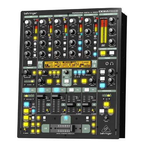 Ultimate Channel Digital Dj Mixer With Sampler Fx Sections Dual