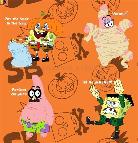 Spongebob Squarepants Halloween Wallpaper