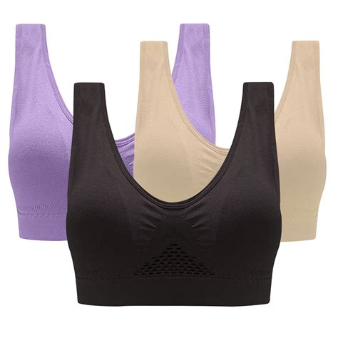 Fafwyp 3 Pack Plus Size Sports Bras For Women Large Bust High Impact