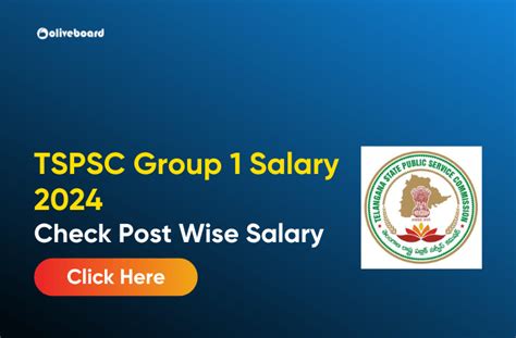 TSPSC Group 1 Salary 2024 Check Post Wise Salary Structure