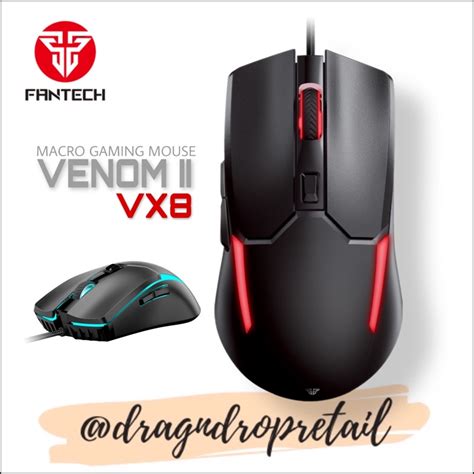 Fantech Venom Ii Vx Wired Macro Rgb Gaming Mouse Dpi Shopee