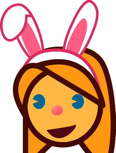 "bunny girl (simple)" Emoji - Download for free – Iconduck