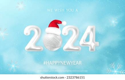 Happy New Year 2024 Beautiful Design Stock Vector (Royalty Free ...