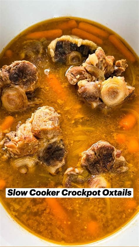 Slow Cooker Crockpot Oxtails | Oxtail recipes, Crock pot inspired ...