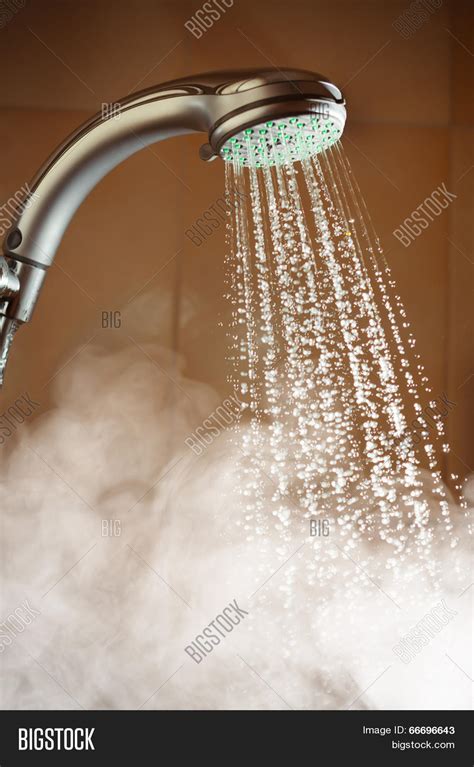 Shower Flowing Water Image And Photo Free Trial Bigstock