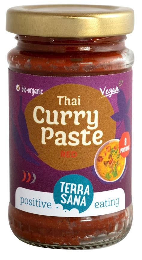 PASTA CZERWONE CURRY BIO 120 G TERRASANA Terrasana Sklep EMPIK