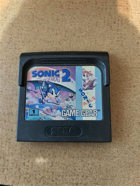 Sonic The Hedgehog 2 Sega Game Gear Game Tested Works Great Ebay