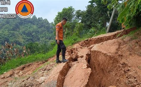 Bencana Pergerakan Tanah Di Bogor BNPB Imbau Pemda Harus Waspada