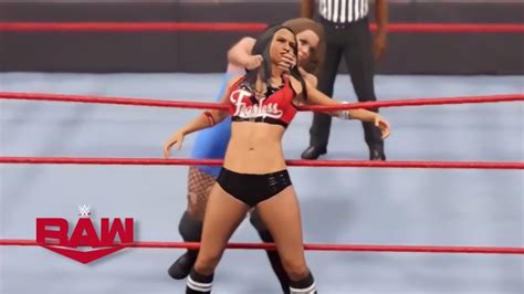 Wwe 2k22 Raw Nikki Bella Vs Doudrop Divas Championship Title Match