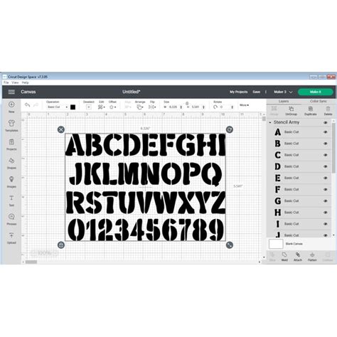 Stencil Army Font OTF, Stencil Military Font svg, Stencil Fo - Inspire Uplift