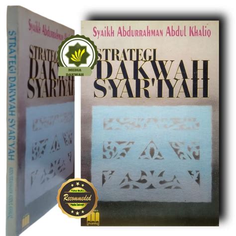 Jual Buku Strategi Dakwah Syar Iyah Syariyah Prinsip Dakwah Strategi