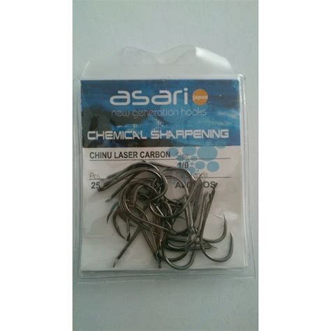 Anzuelo Asari Chinu Laser Carbon Numero Tienda De