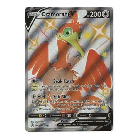 Pokemon Tcg Single Card Sword And Shield Promo Cramorant V Pack To