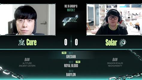 2023 GSL S1 Ro 16 Group B Match2 Cure Vs Solar YouTube