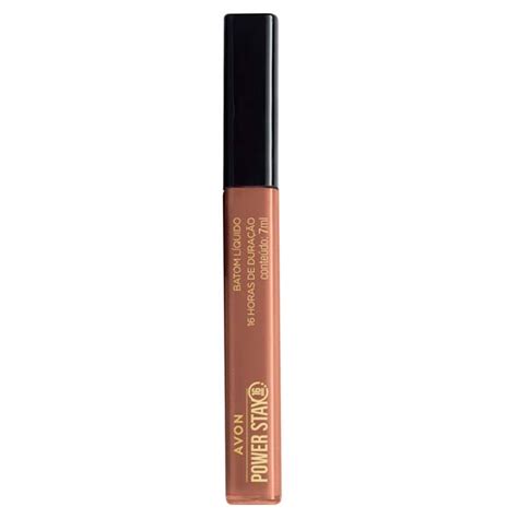 Avon Batom Líquido Power Stay Nude Retrô 7ml Shopee Brasil
