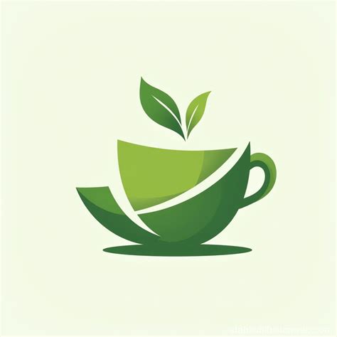 Green Tea Logo Design | Stable Diffusion Online