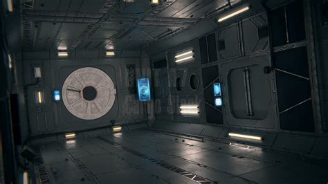 Spaceship Interior 03 Cargo Unit PBR 3D model | CGTrader