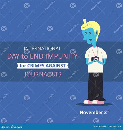 International Day To End Impunity For Crimes Against Journalists Stock