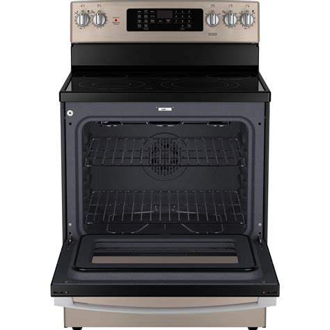 GE 30-inch Freestanding Electric Range with True European Convection T