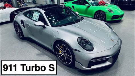 New Gt Silver Porsche Turbo S Sportdesign Package Walk