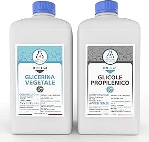 BASE NEUTRA KIT VG PG 2 LITRI 2000 ML GLICERINA VEGETALE GLICOLE