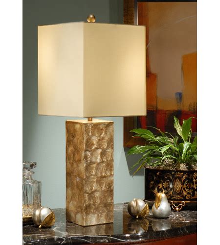 Wildwood Capiz Shell Column Table Lamp In Hand Made And Finished 11775