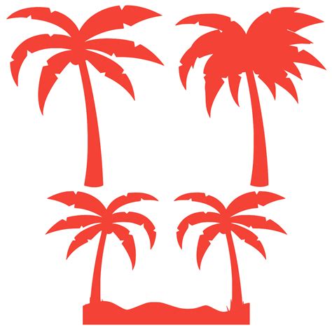 Svg Tropical Arbre Noix De Coco Oc An Image Et Ic Ne Svg Gratuite