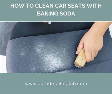 How To Clean Cloth Car Seats With Baking Soda And Vinegar Cabinets