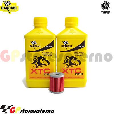 BARDAHL XTC C60 10W40 YAMAHA 400 YP MAJESTY 2005 OIL KIT OIL FILTER