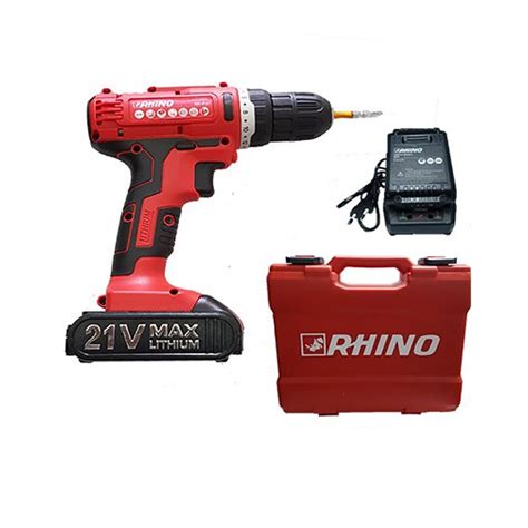 Perceuse Visseuse Sans Fil Lithium 21V RH 6121 RHINO Fixiha Tn