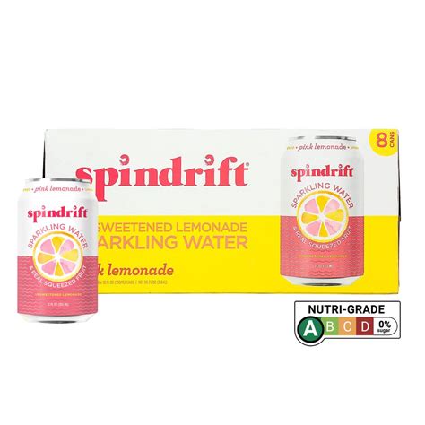 Spindrift Pink Lemonade Sparkling Water 8 Cans X 355ml Shopee Singapore