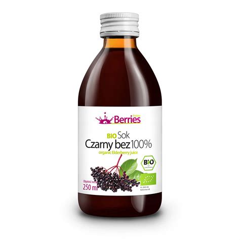 Sok Czarny Bez Bio Ekologiczny X Ml Berries