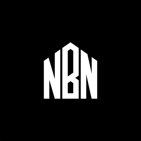 Dise O De Letras Nbn Dise O De Logotipo De Letras Nbn Sobre Fondo