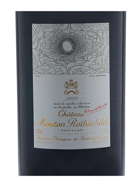 Chmouton Rothschild 2002 Wbox The Oaks Cellars