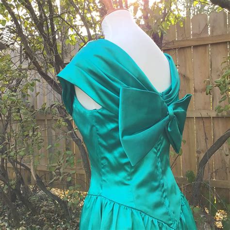 Vintage Teal Green Formal Dress Teal Green Bridesmaid Dress Teal Prom ...