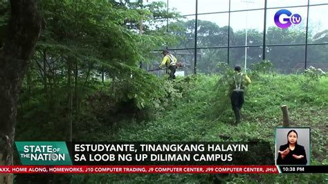 Estudyante Tinangkang Halayin Sa Loob Ng UP Diliman Campus SONA