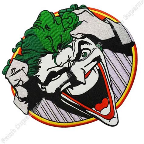 11 Le Joker Visage Logo Grande Bande Dessinée Batman Série De Film Tv Uniforme Punk Rockabilly