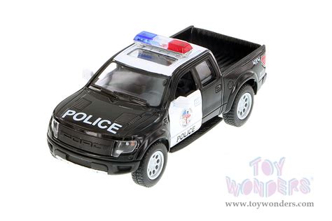 5365dp Kinsmart 2013 Ford F 150 Svt Raptor Supercrew Police Truck 1