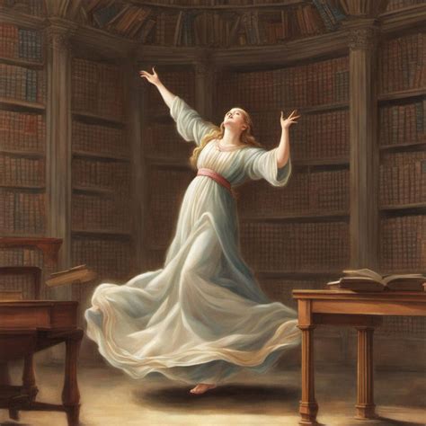 Mary Dancing In God S Library By Guardiansskies15 On Deviantart