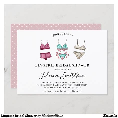 Julieta Pink Lingerie Shower Invitation Editable Template Lingerie Shower Diy Shower Invitation