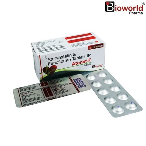 Atorvastatin Mg Fenofibrate Mg Tablets At Rs Box Manimajra