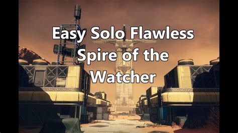 How To EASILY Solo Flawless Spire Of The Watcher Warlock Season 19