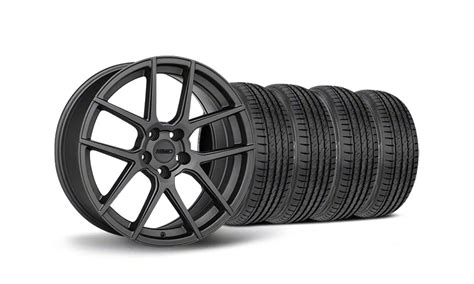 Mmd Zeven Charcoal Wheel And Sumitomo Maximum Performance Htr Z5 Tire Kit 19x85 05 14 Mustang