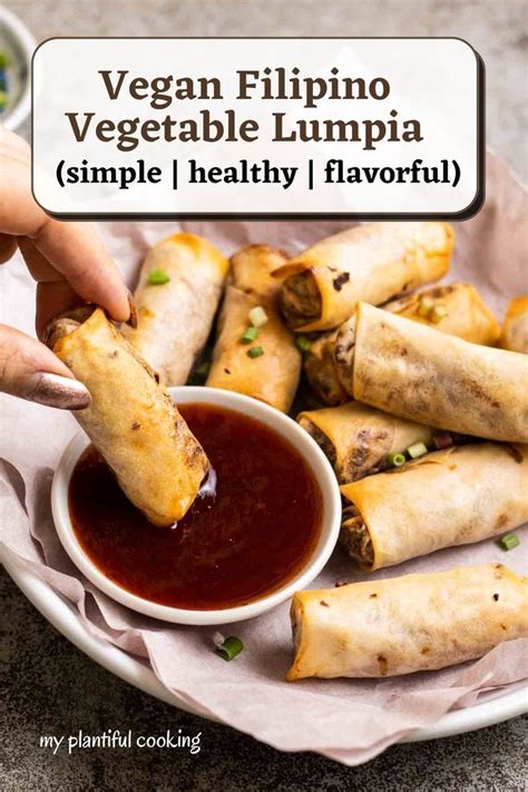 Vegetable Lumpia (Lumpiang Gulay) | Recipe in 2023 | Vegetable lumpia ...