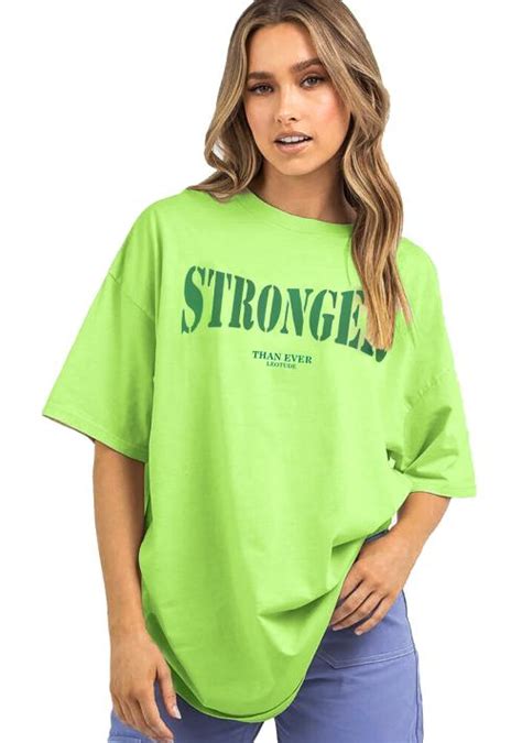 LEOTUDE Cotton Blend Half Sleeve Oversized T Shirts For Women S JioMart