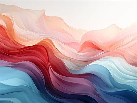 Premium Ai Image Abstract Colorful Waves Background Generative Ai