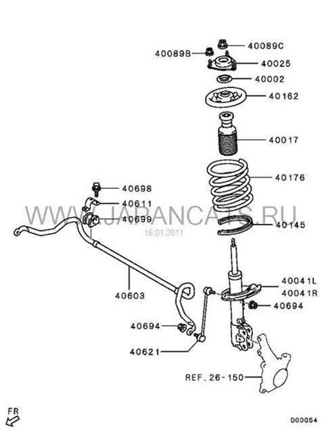 Exploring the 2011 Mitsubishi Suspension Diagram: A Comprehensive Guide ...