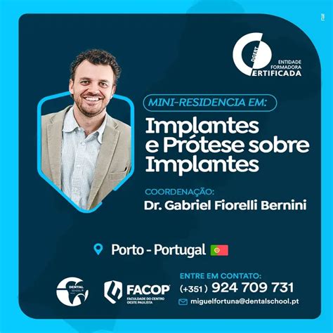 Mini Resid Ncia Em Implantes E Pr Tese Sobre Implantes Dental School